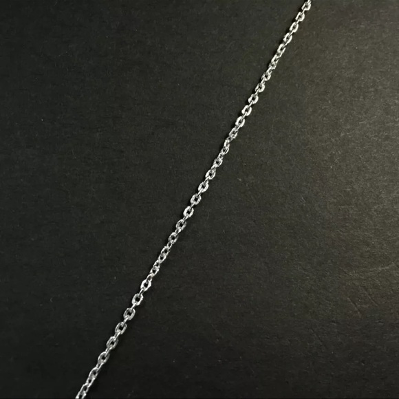 AUTH Christian Dior CD Logo Silver Necklace - Picture 3 of 6